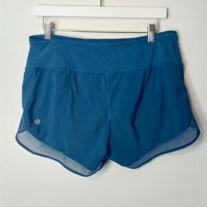 Lululemon size 4 shorts with mesh embellishment